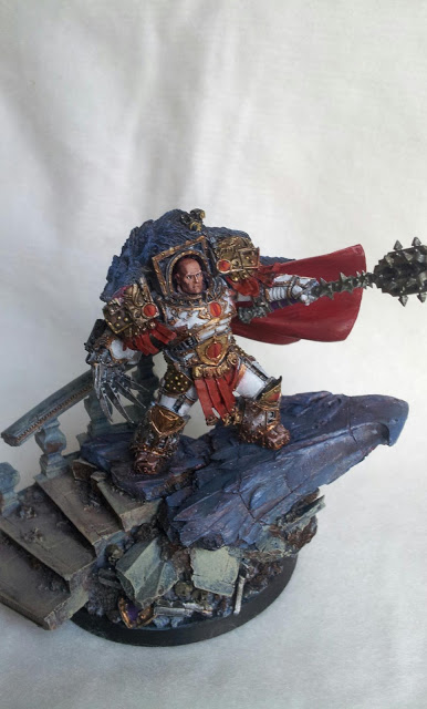 Horus the Warmaster Primarch of the Sons of Horus Painted Commission 