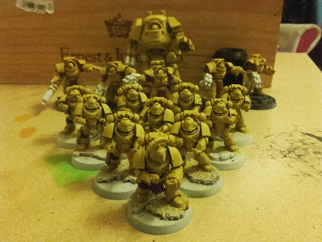 Imperial Fists - Stone Gauntlet WiP