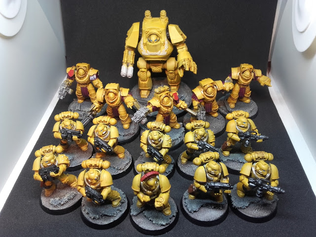 Imperial Fists: The Stone Gauntlet so far.