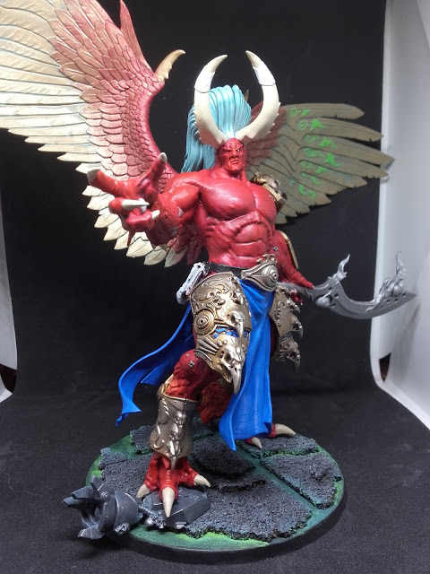 Magnus the Red: Almost too big to fit in the light box.