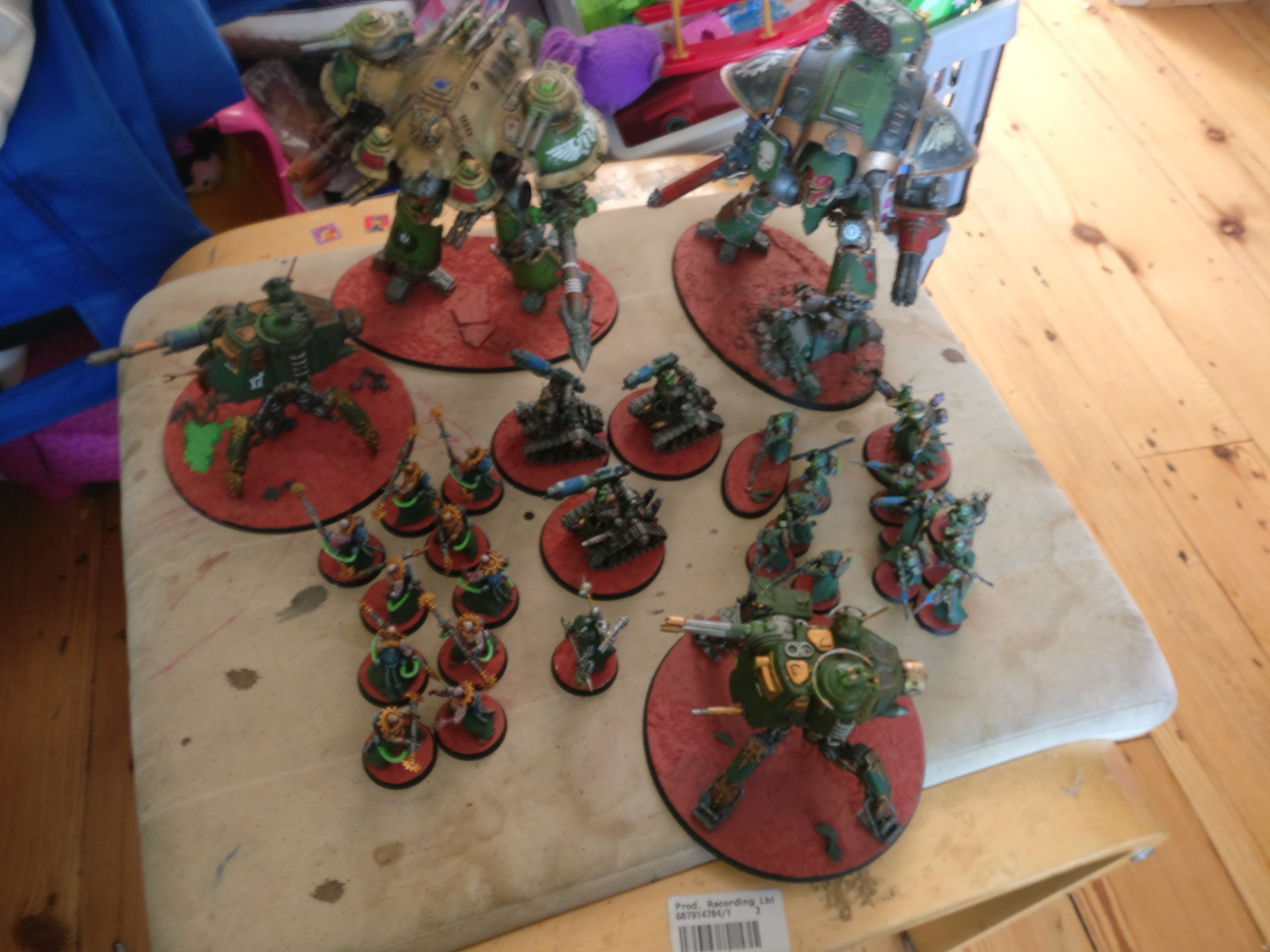 2000 points of AdMech and Knights for Warhammer 40k 8th edition 