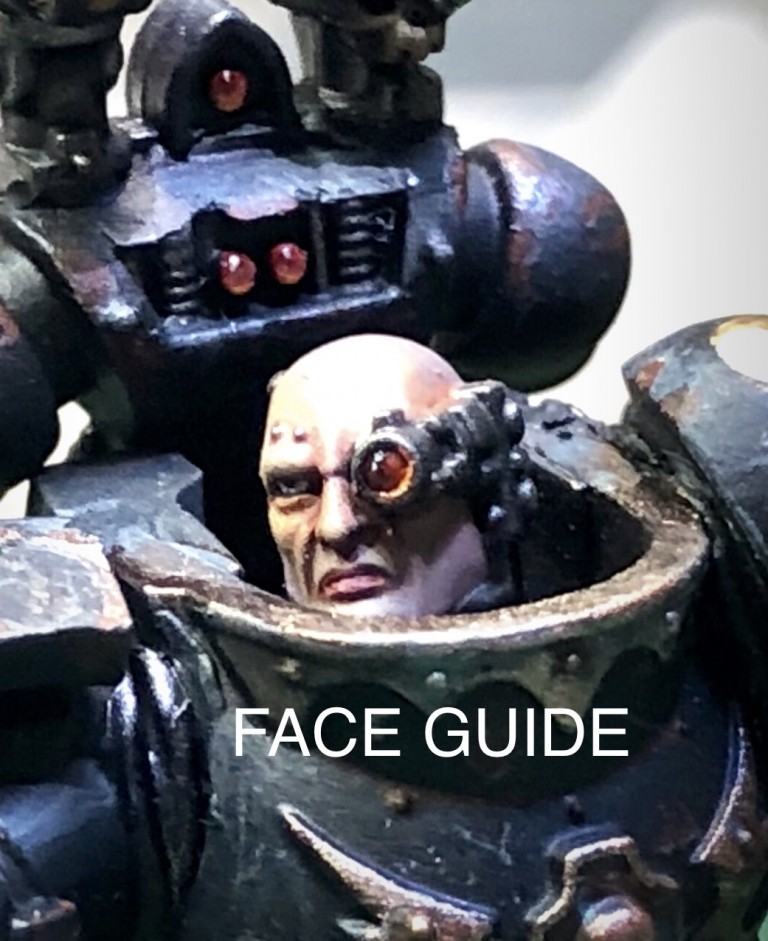 Guest post minatures face painting tutorial by Real Broken Fingers