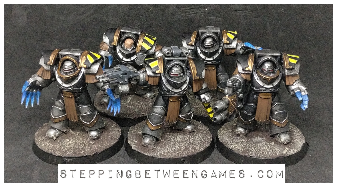 Iron Warriors Cataphractii close combat squad