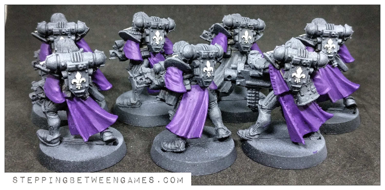 Sisters of Battle WiP back of robes
