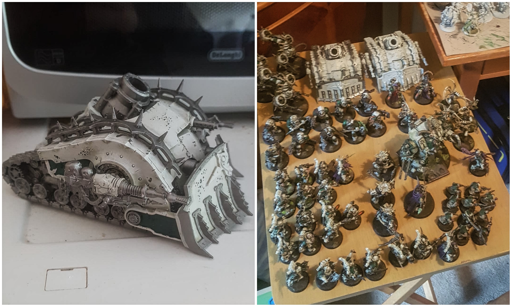 Plague burstcrawler and deathguard