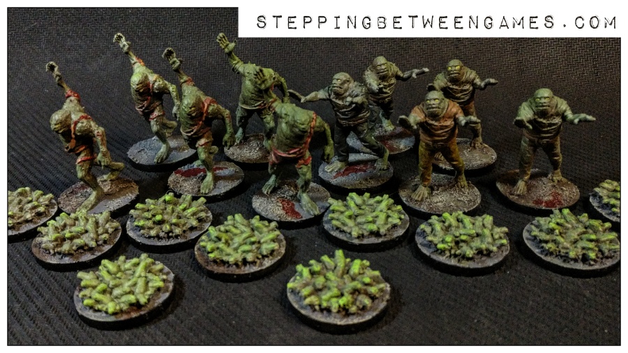 Hellboy the Boardgame: Painted miniatures frogmen