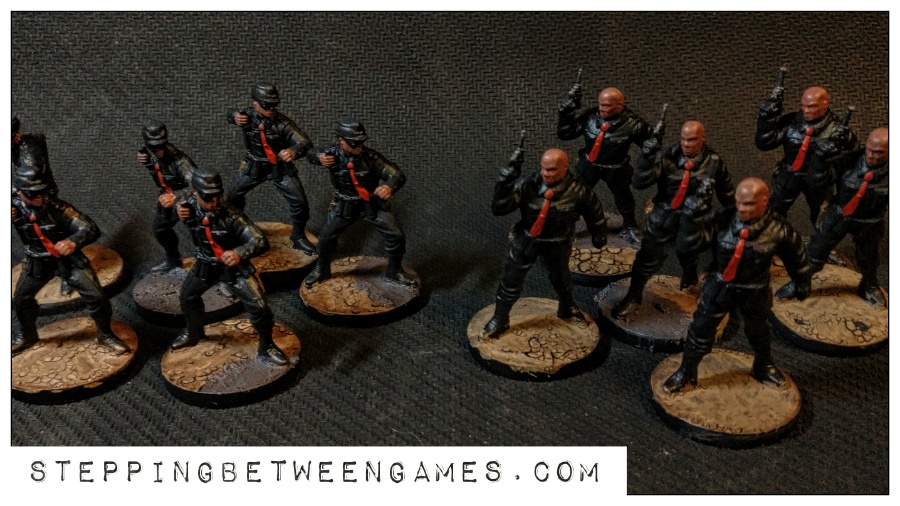 Hellboy the Boardgame: Painted miniatures nazis 2