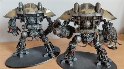 Chaos Imperial Knight Crusader from the back