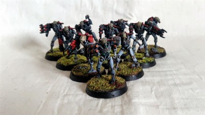 Necron warriors with Gauss Reaper