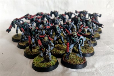 Necron warriors with Gauss Flayer