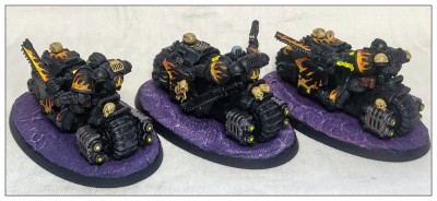Legion of the Dammed Outriders rear view