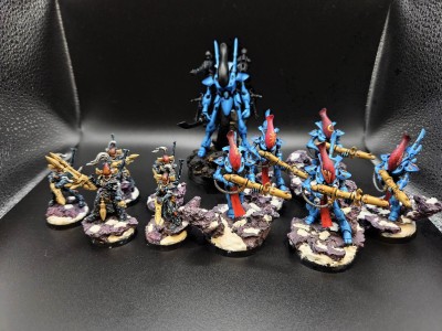 eldar dark reapers, wraithguard and wraithlord