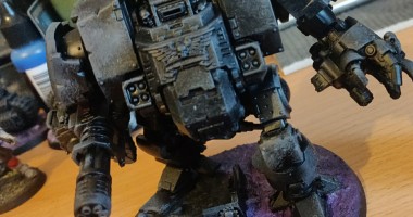 Redemptor dreadnought legion of the dammed paint wip
