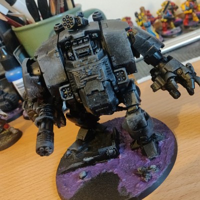 Redemptor dreadnought legion of the dammed paint wip